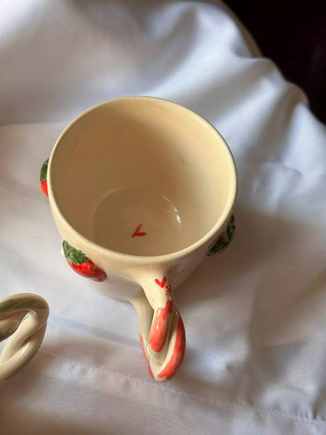 Strawberry fleurie mug 2