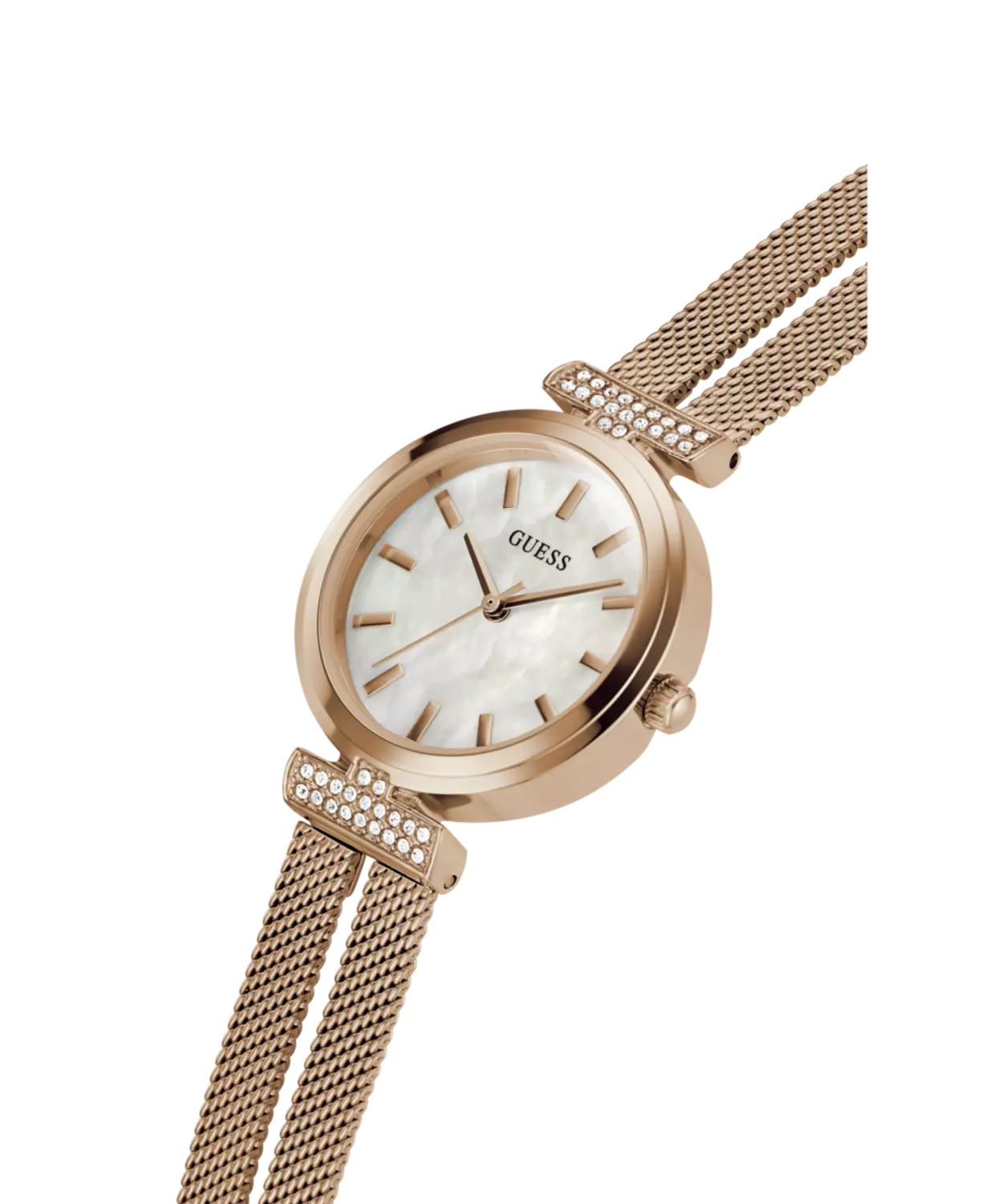 GUESS GW0471L3 Women's  Watch Rose Gold Tone Stainless Steel/Mesh Bracelet 3