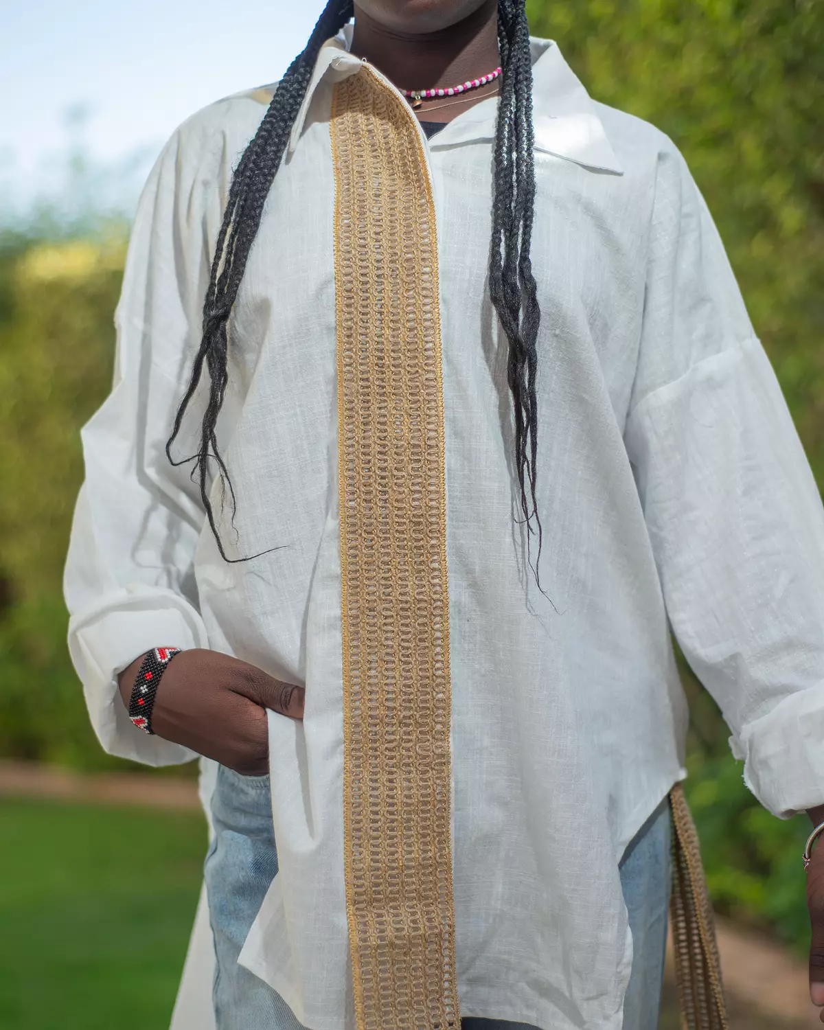 White Boho Shirt 4