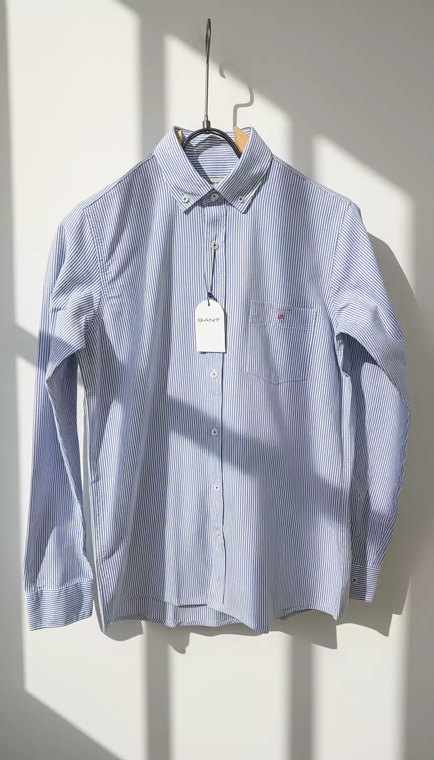 Gant OXFORD BANKER STRIPE SHIRT-BRIGHT blue  image