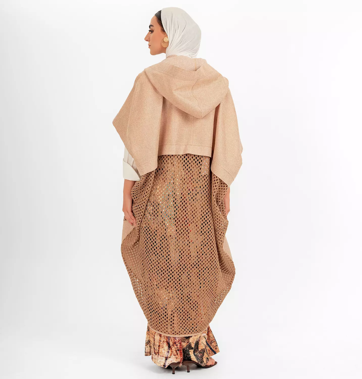 Boho Wrap - Rustic linen/ neutral tone edition 1