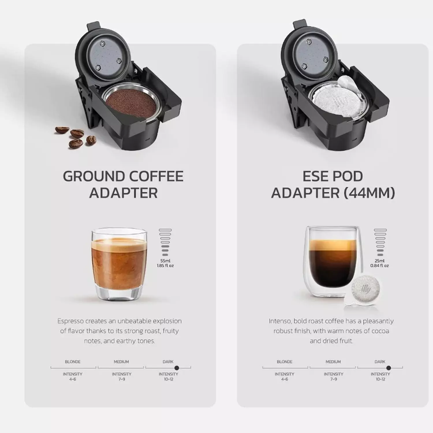 HiBREW 6in1 Capsule Coffee Machine Hot/Cold Multiple Espresso Cafetera Cappuccino Coffee Maker Dolce Gusto Nespresso Powder H1B  5