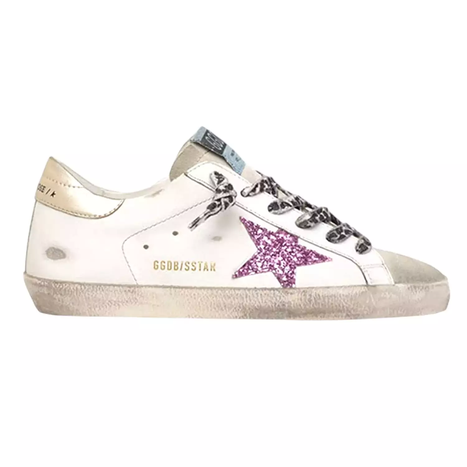 Golden goose Super-Star with glitter and gold image