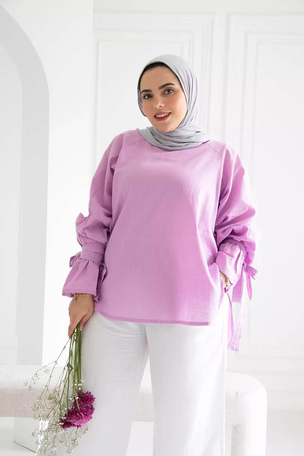 Bow blouse 19