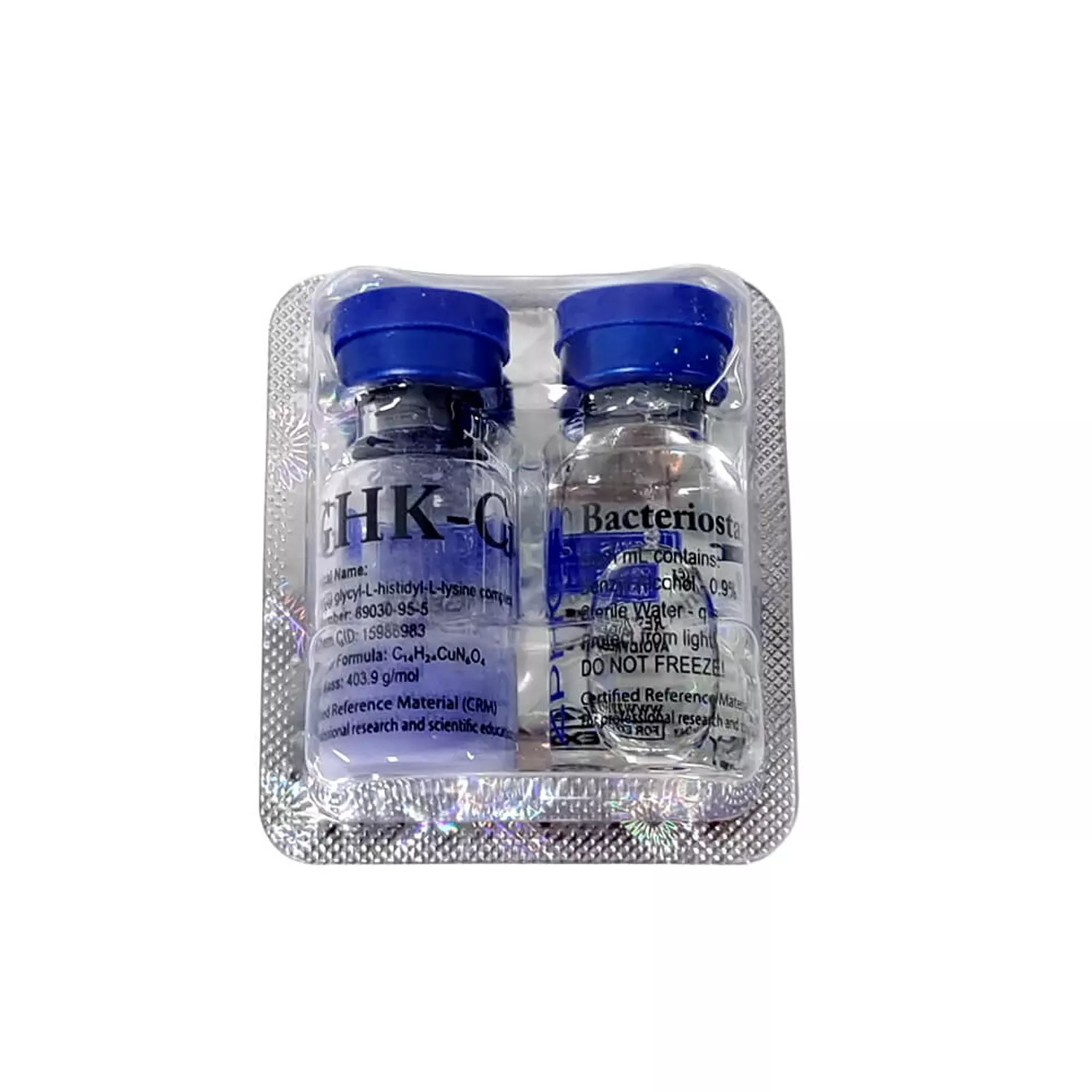 GHK-Cu 60mg Kit ZPHC (Lyophilized Peptide + Bacteriostatic Water) 2