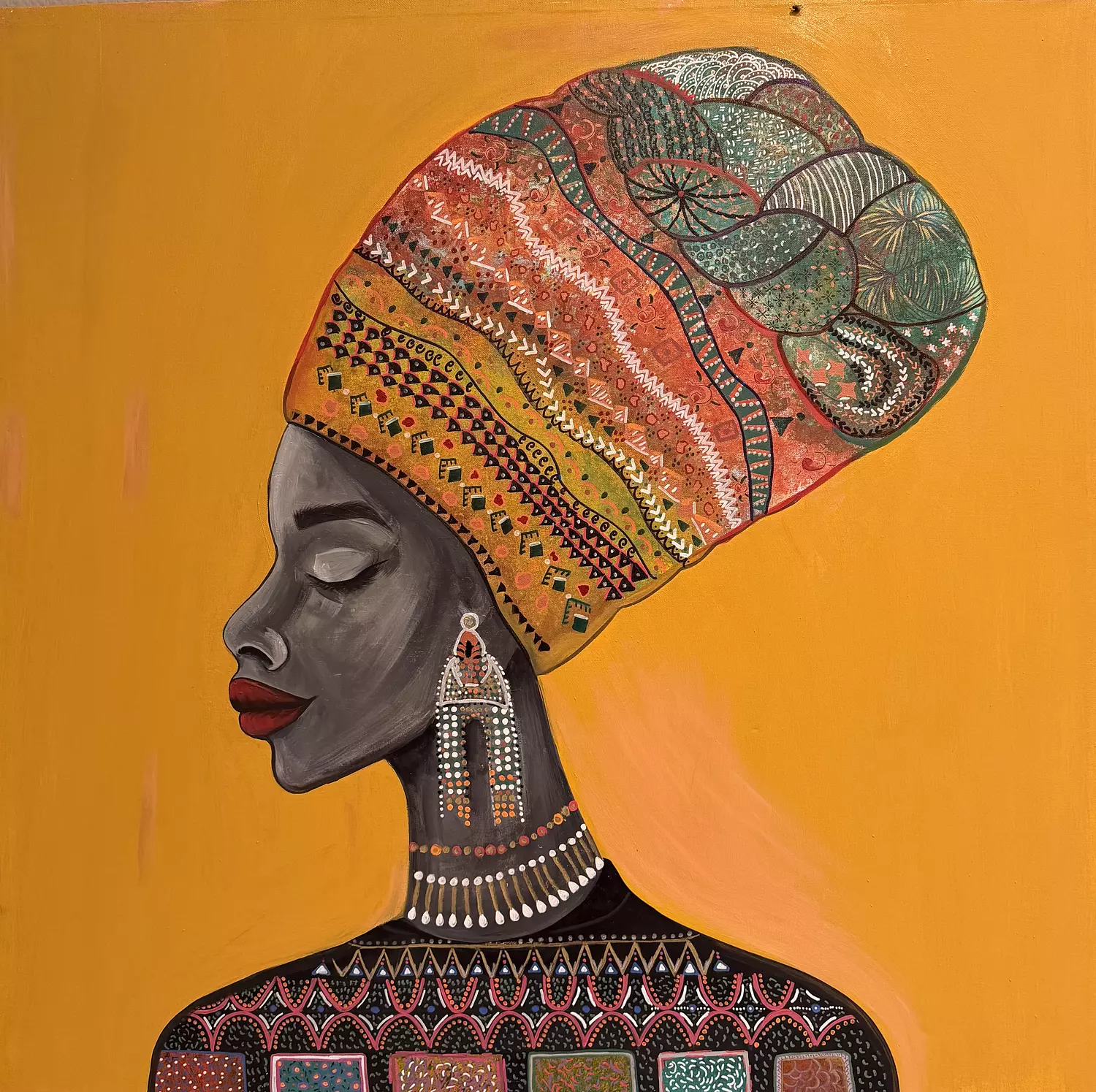 The african lady image
