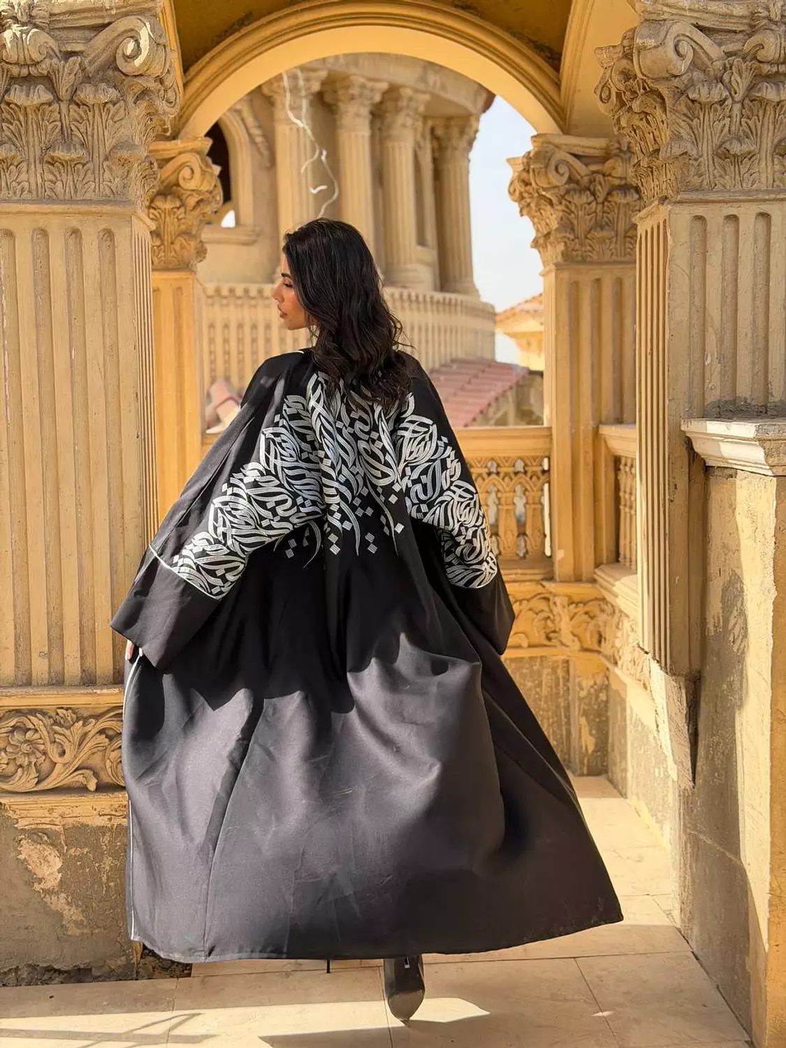 Moonlit Dunes Kaftan image