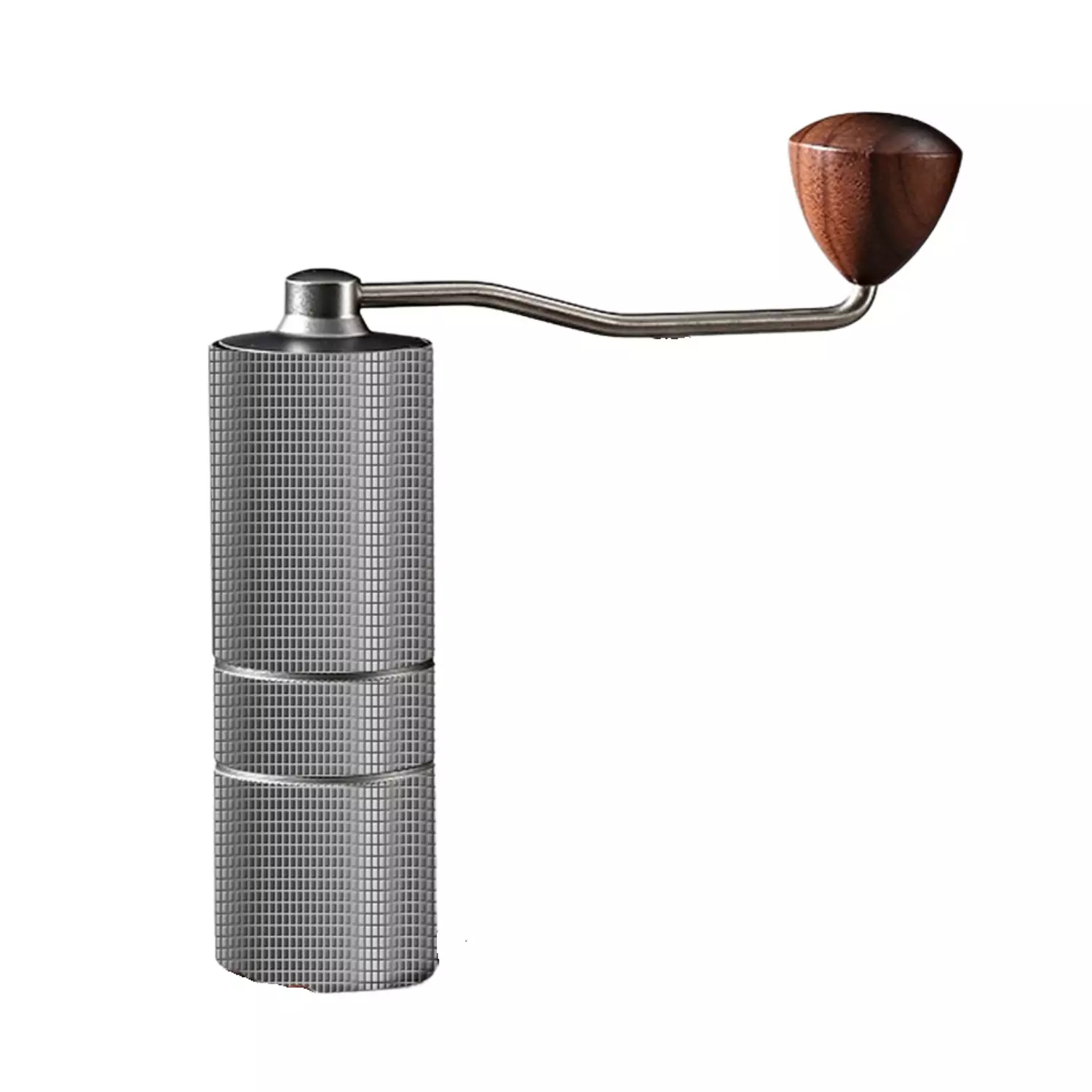 Stainless Steel Seven Cone Manual Coffee Grinder Silver(Compatible with exposed port filter arm)