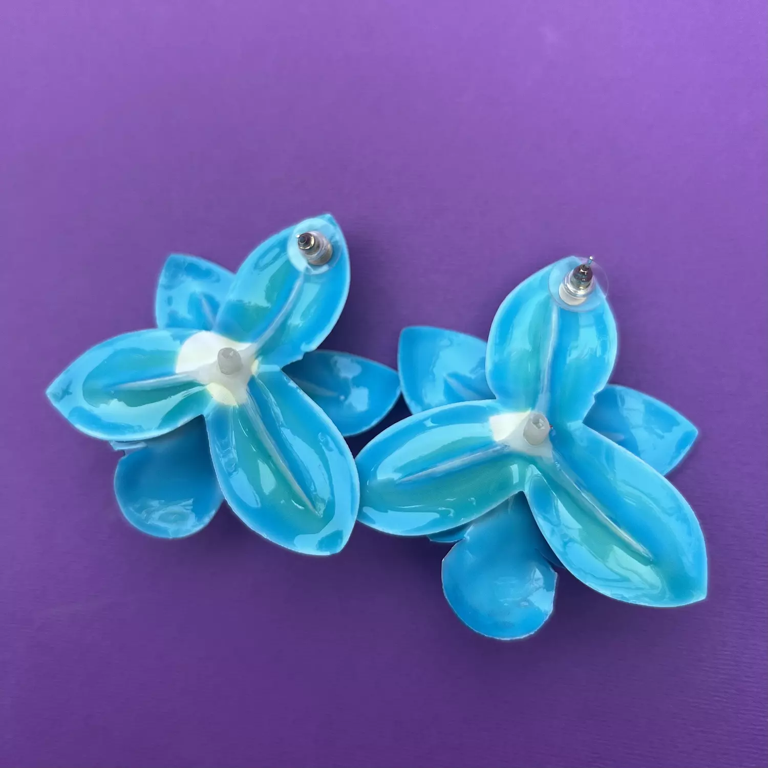 Turquoise lilly Earrings  2