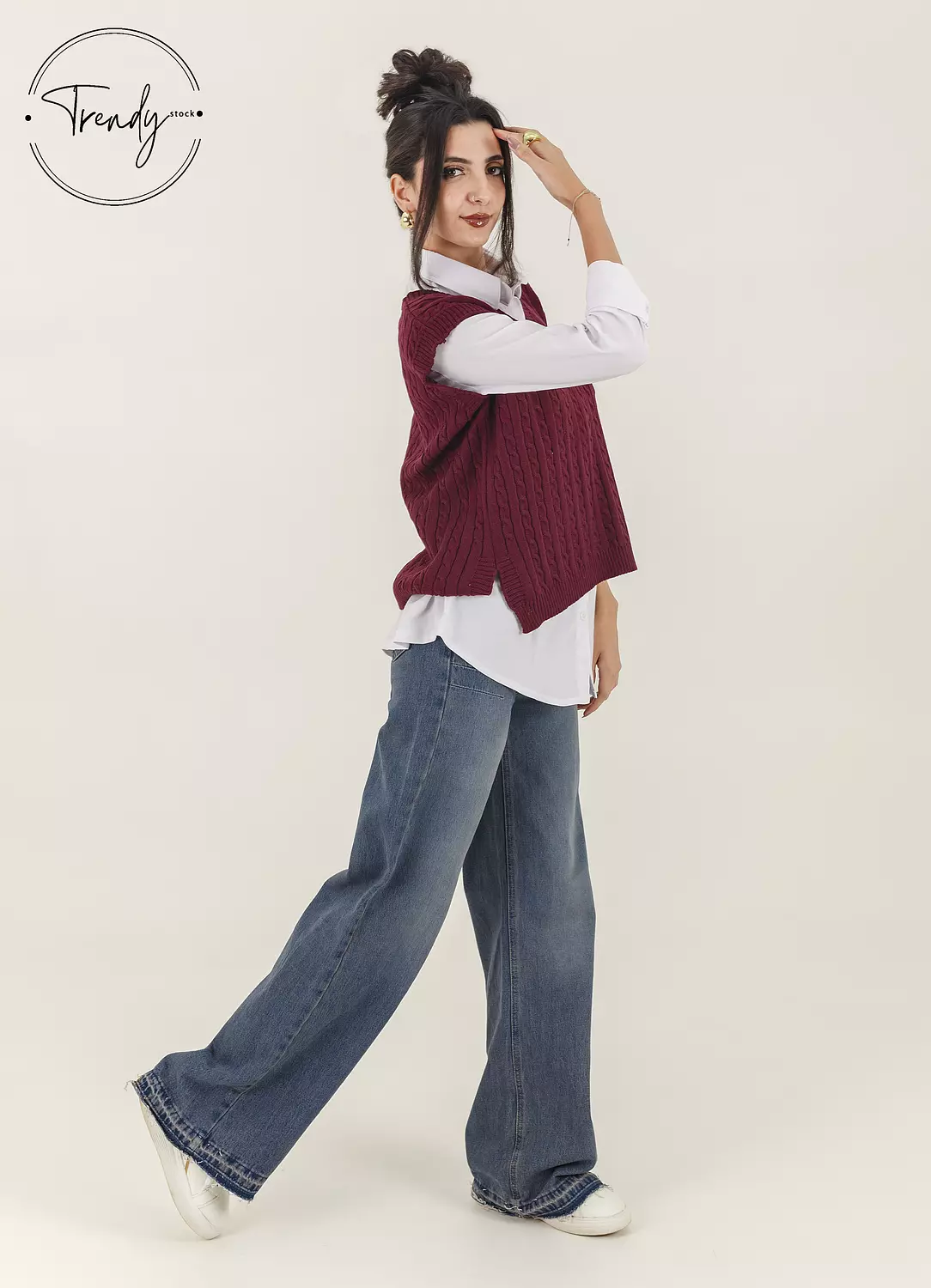 V-neck Sweater Vest 1