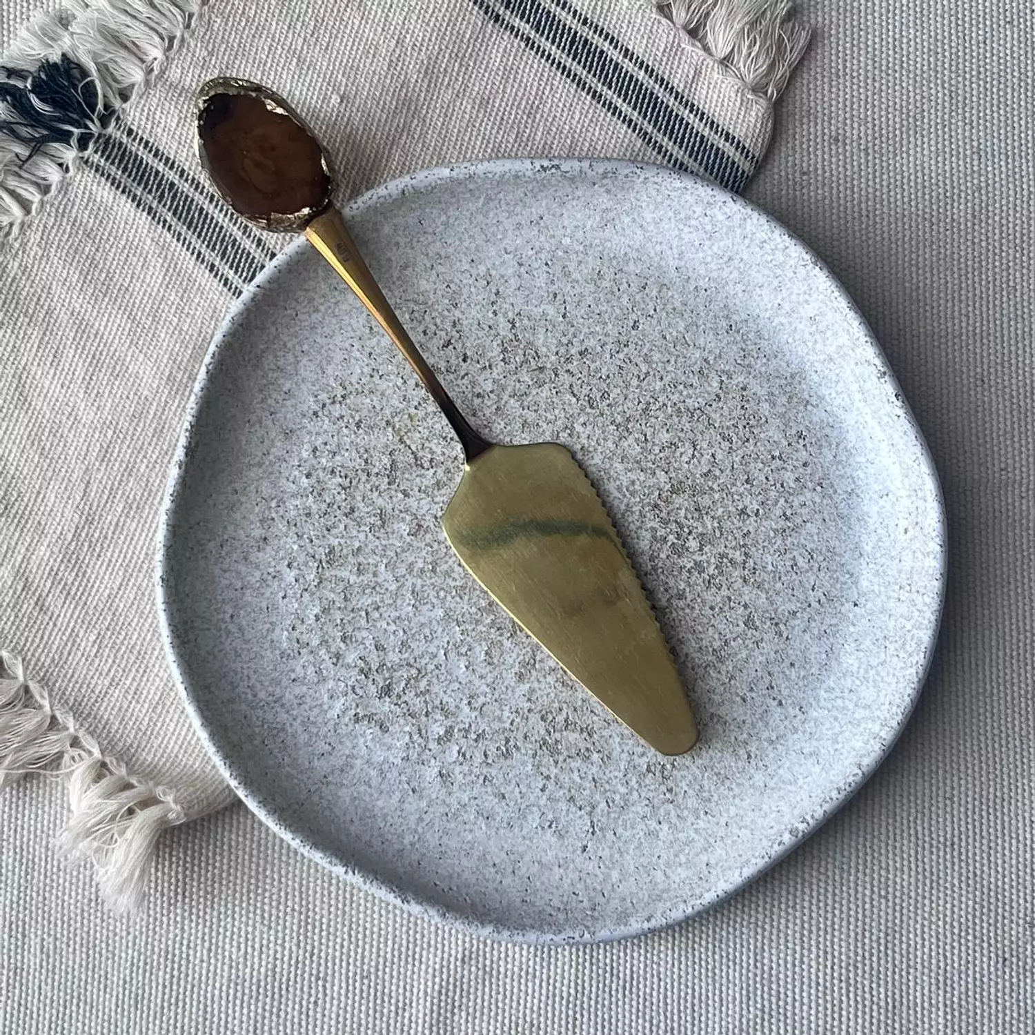 Gold 2 in 1 Cake Knife/Shovel 2
