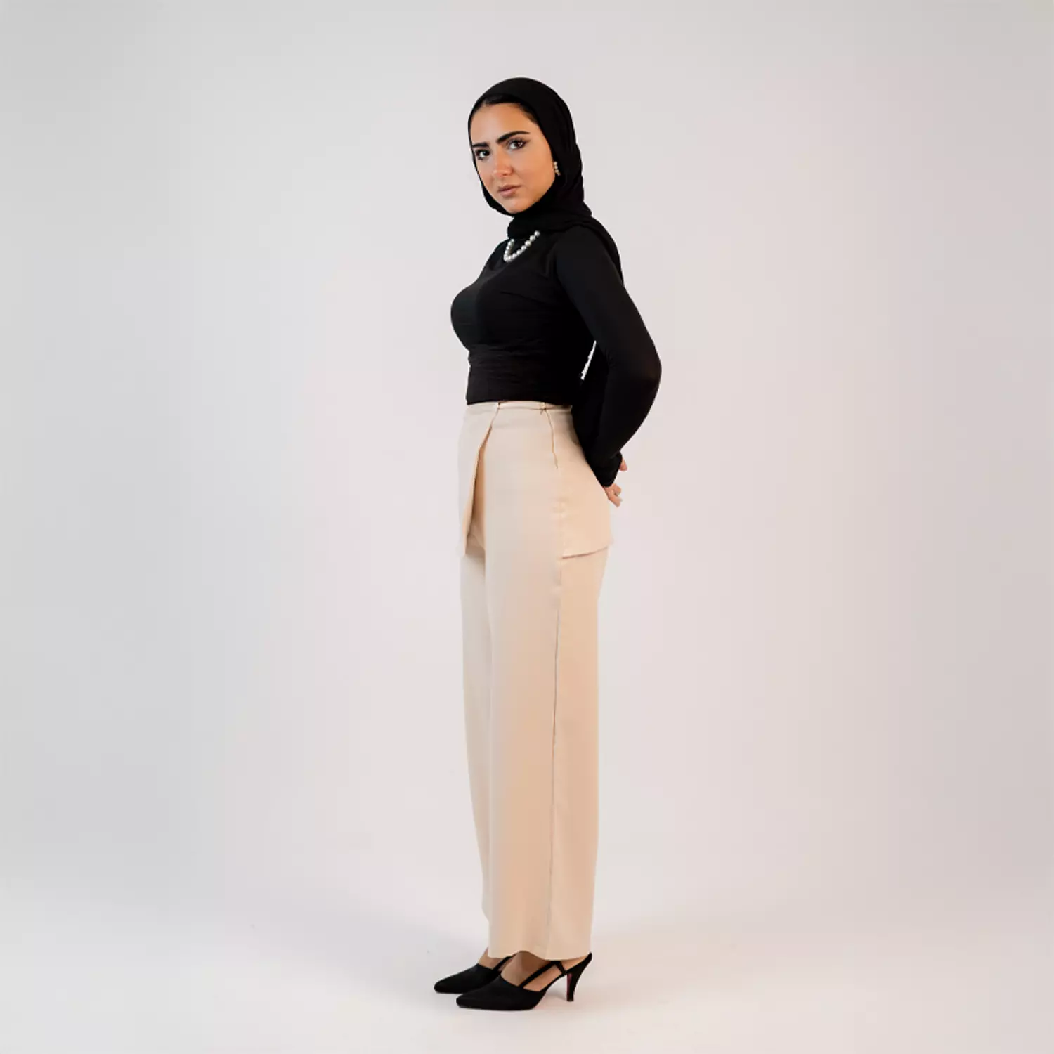 Skirt pants rozaline - beige  hover image