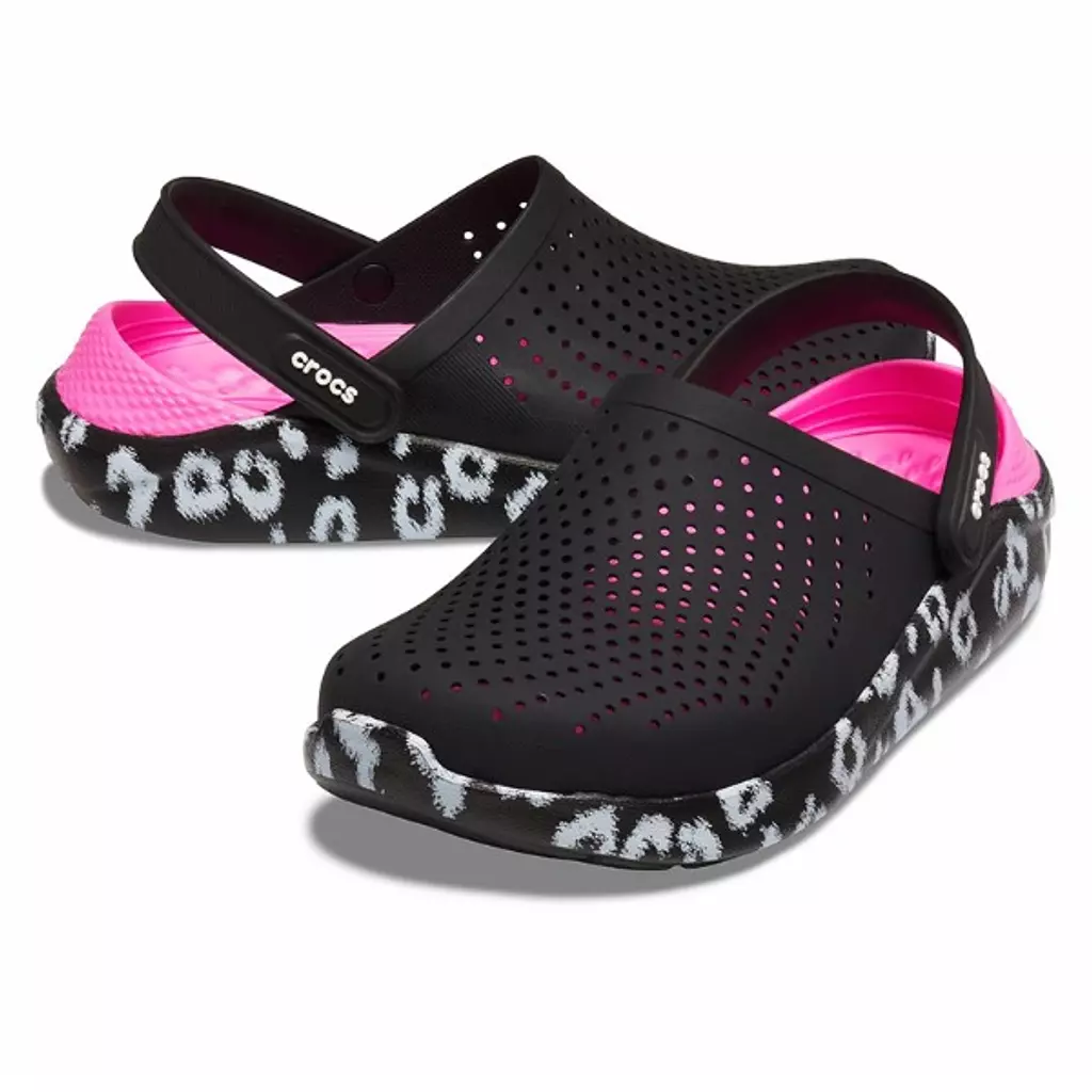 Literide Graphic Clog-Black