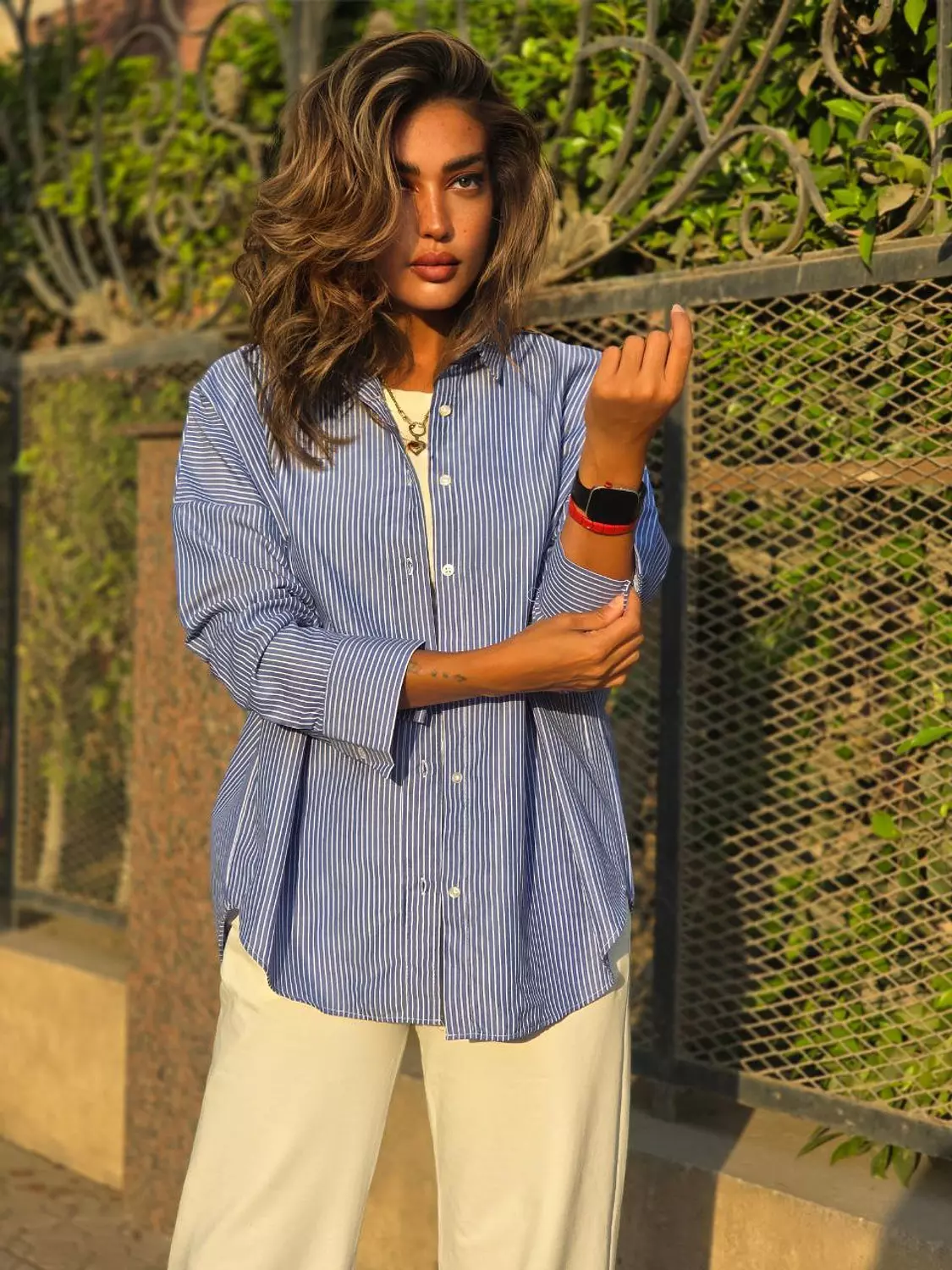 Blue Stripped Polo Shirt  3