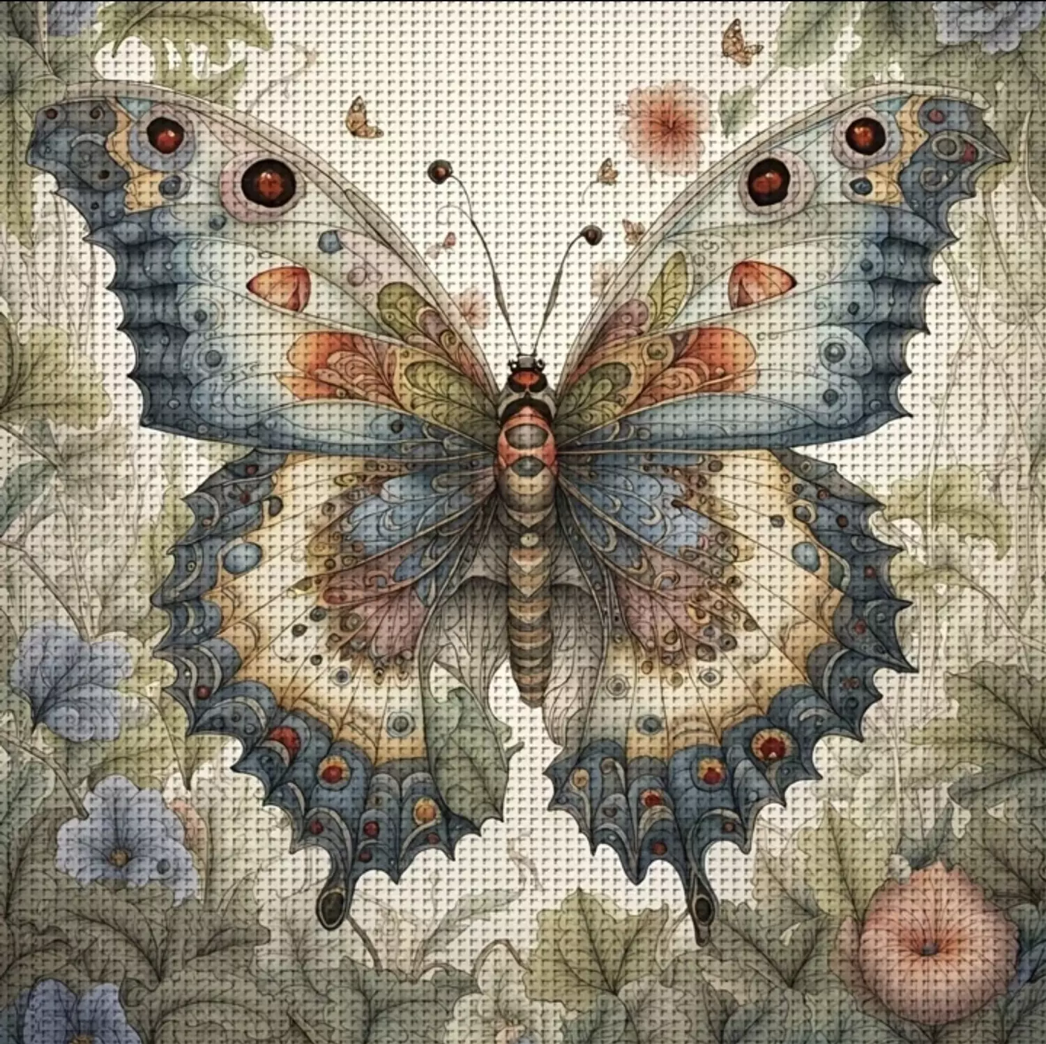 Cross Stitch- Butterfly image