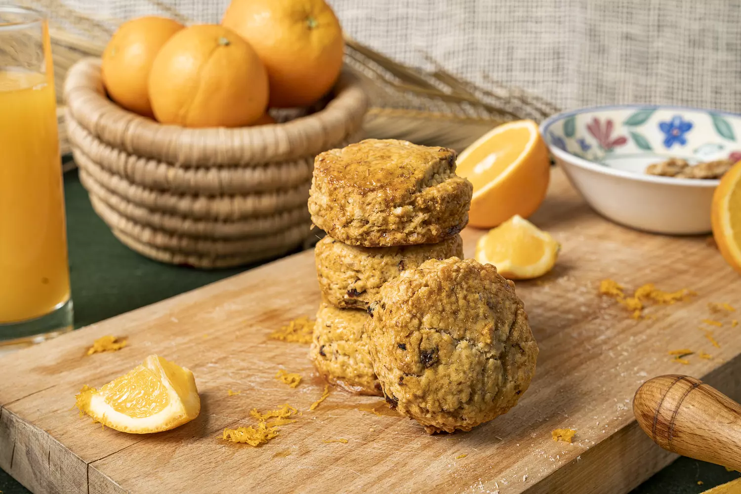 Cranberry Orange Almond Scones image