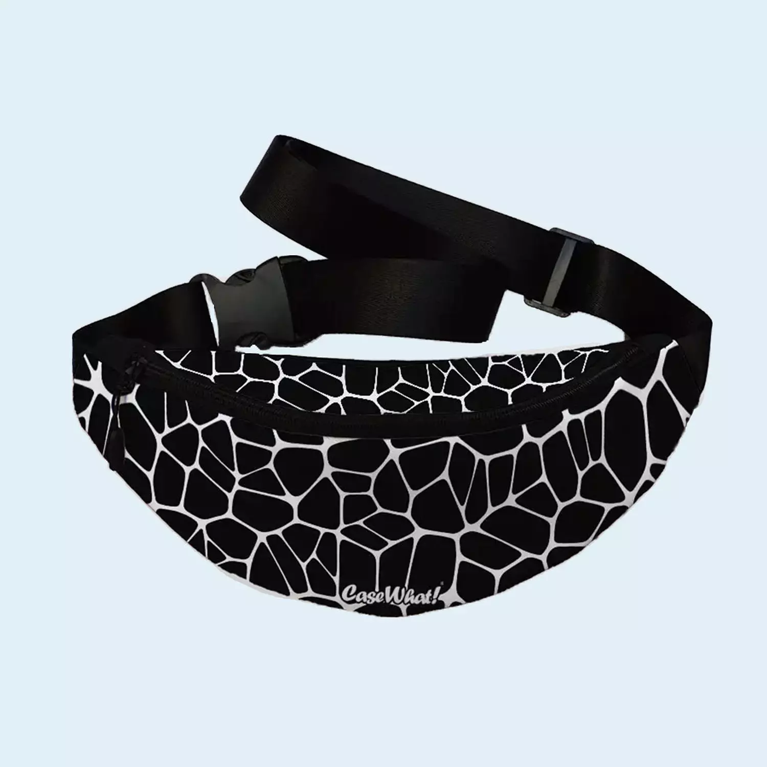 Black Mosaic Fanny Pack  image