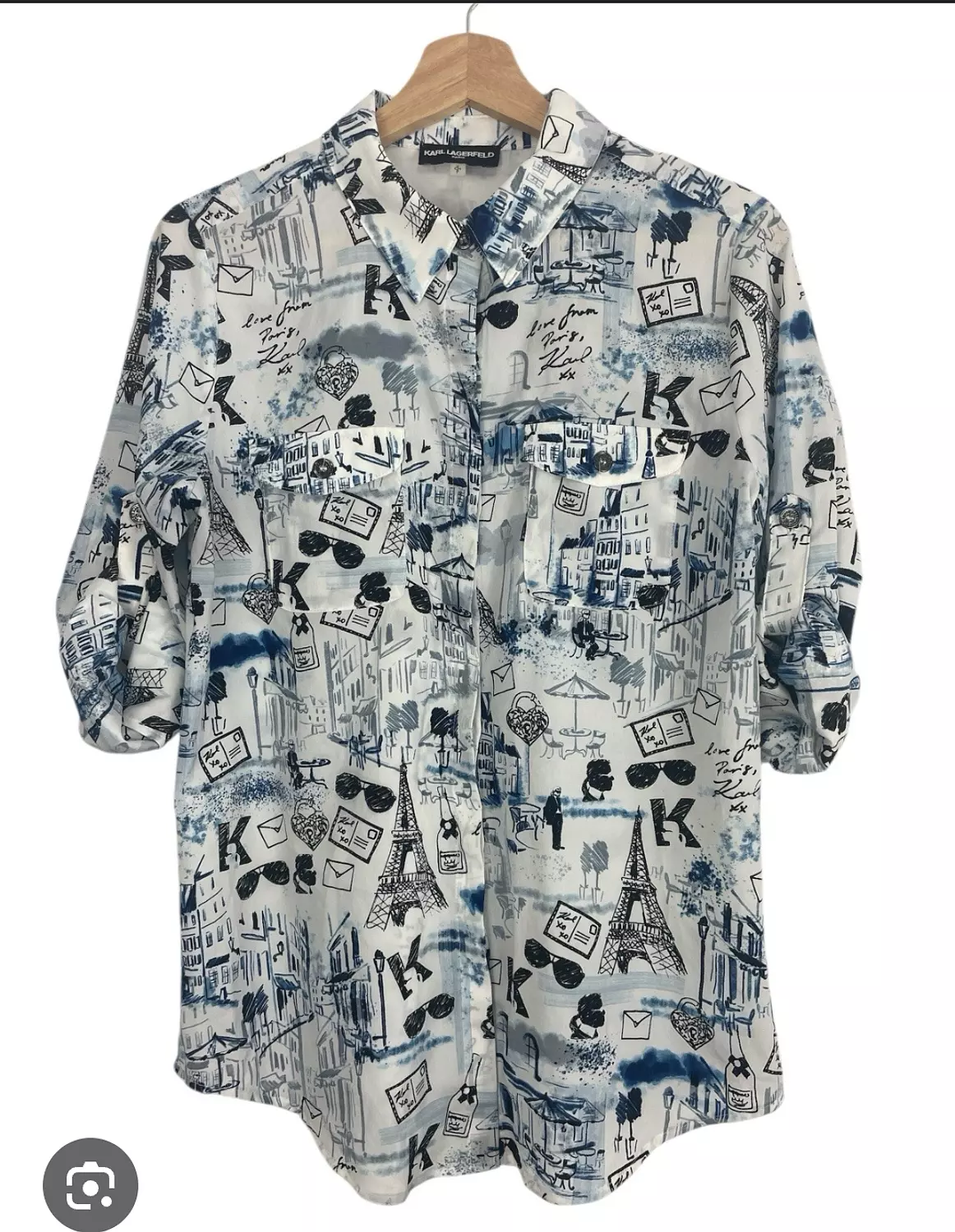 Karl Lagerfeld Paris Women's Long Sleeve Whimsical 2