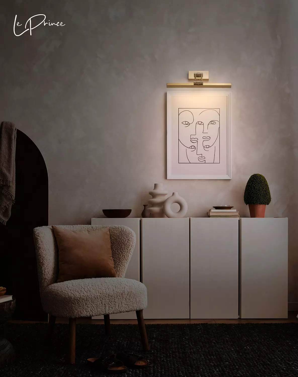 Cubic Ultra Modern Picture Lamp 40 cm 1