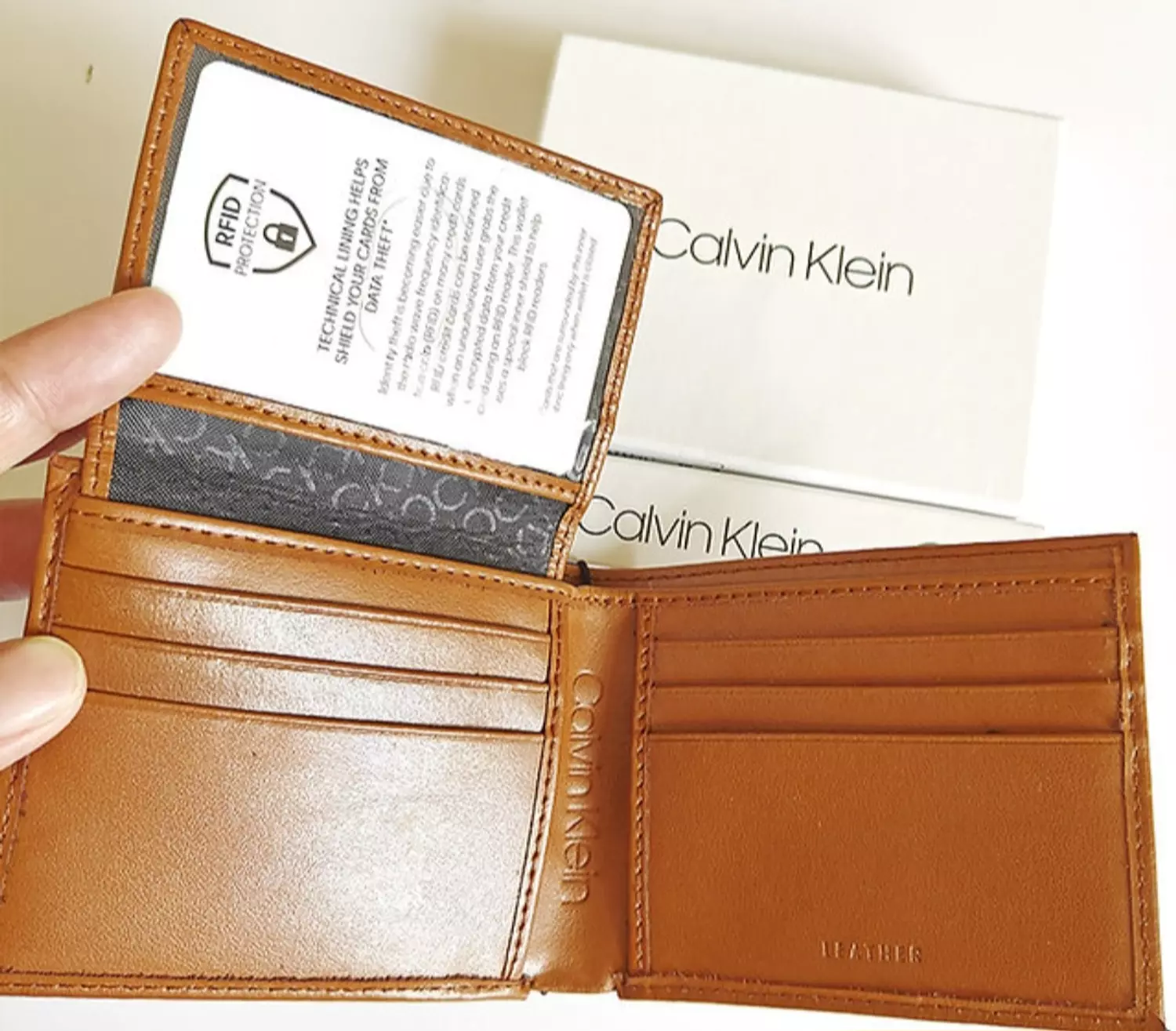 Calvin Klein men’s bifold wallet hover image