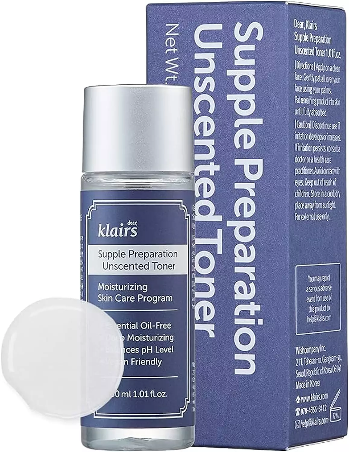 Dear Klairs Supple Preparation Unscented Toner 1.01 Fl Oz 30 Ml hover image