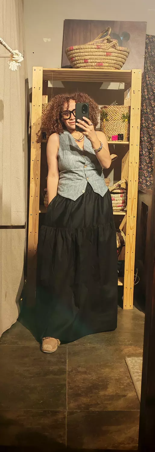 Linen sleeveless vest  5
