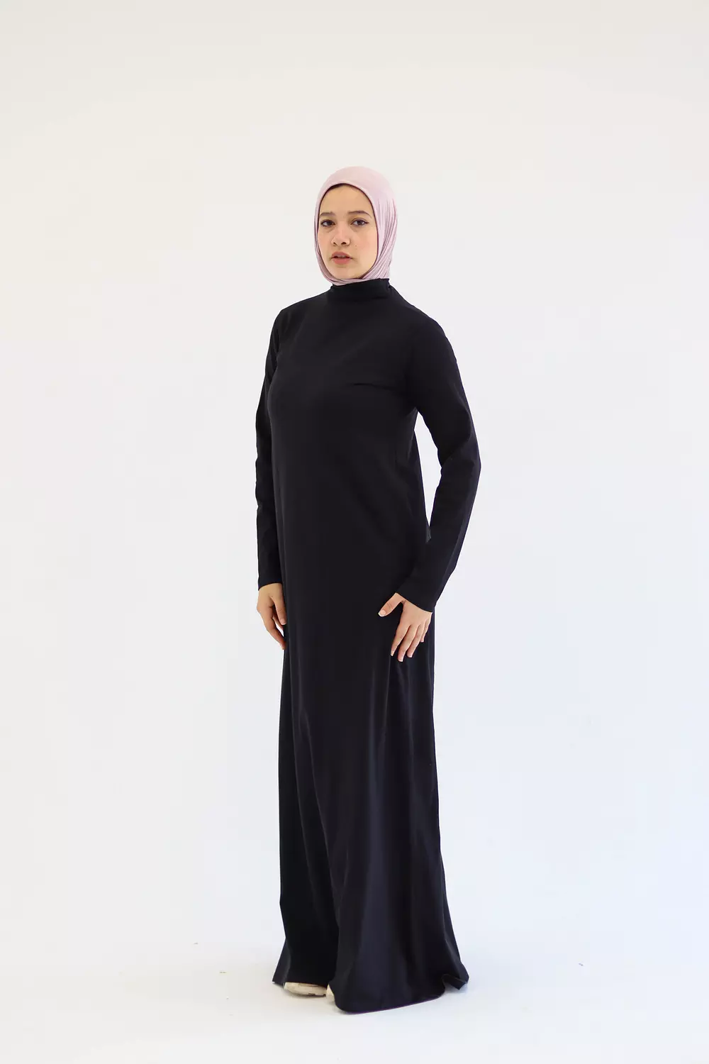 A-Line Black Basic Dress hover image