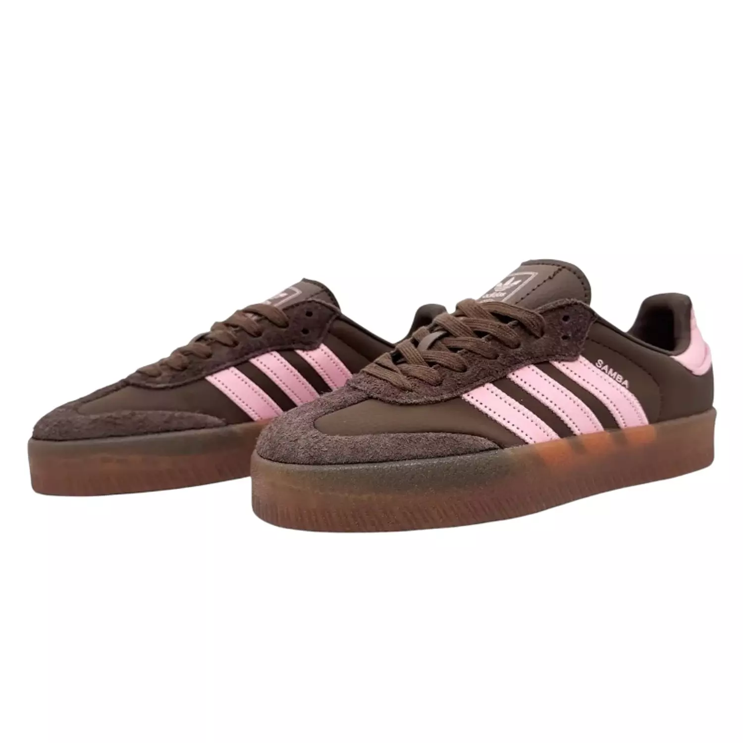 Adidas Samba platform Brown/Pink 2