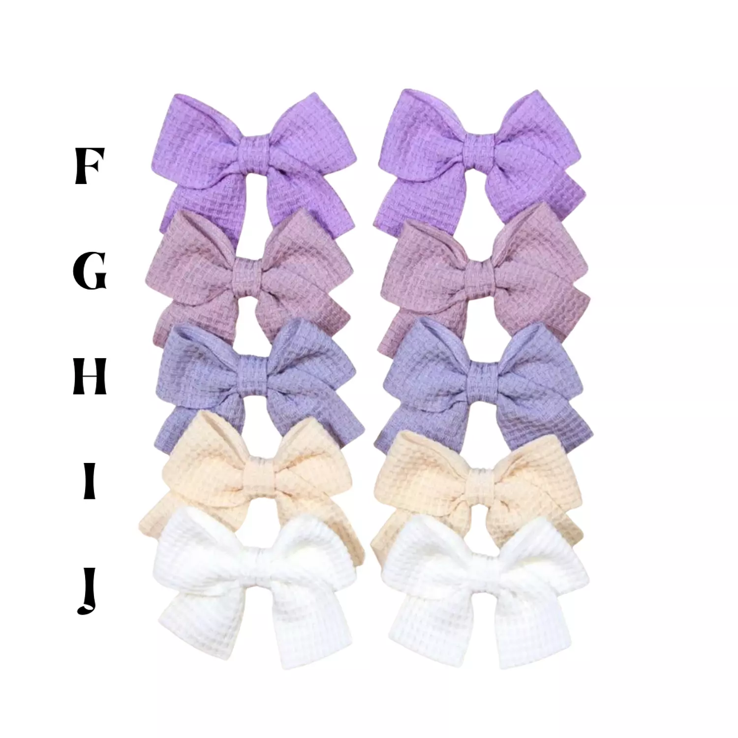 Kids 2 Pc Colorful Hair Clips Set B image