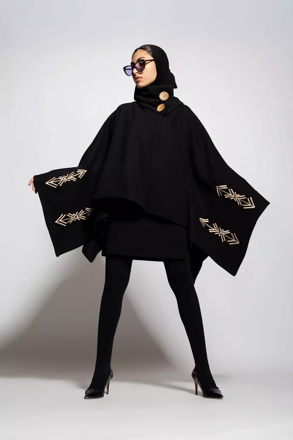 Embroidery Wool Coat  image