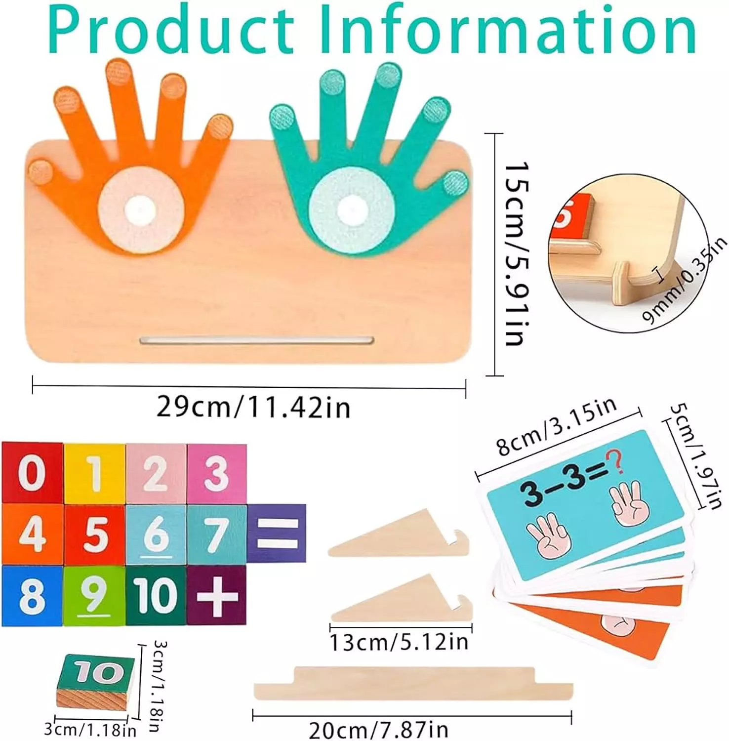 Wooden Math Toy hover image