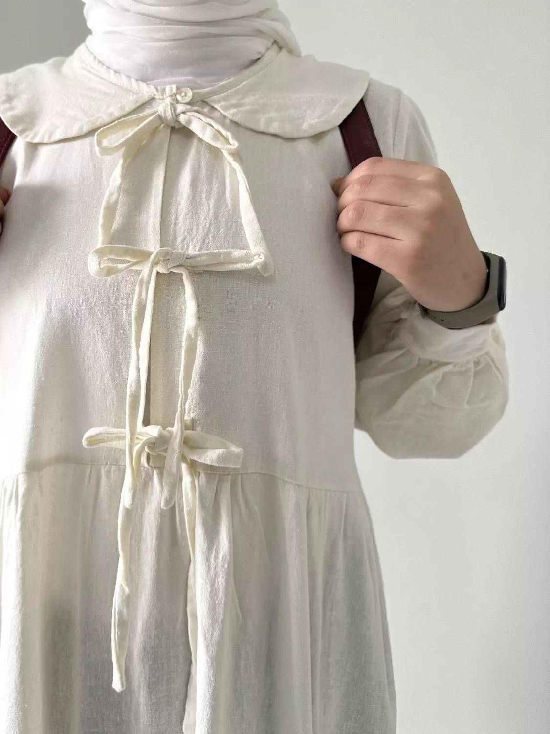 Off white linen tunic (T)  6
