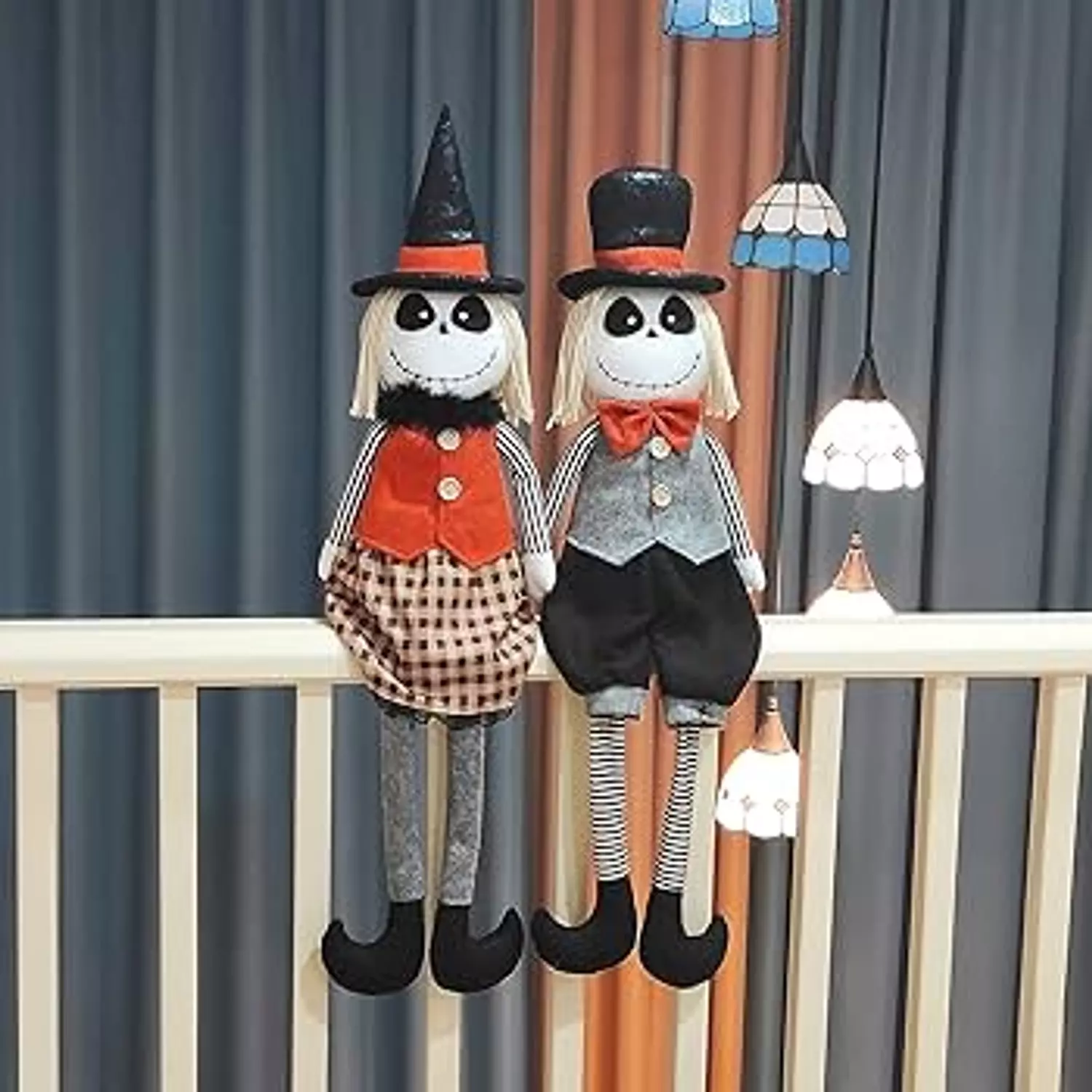 MR. and Mr's Halloween Plush Dolls image
