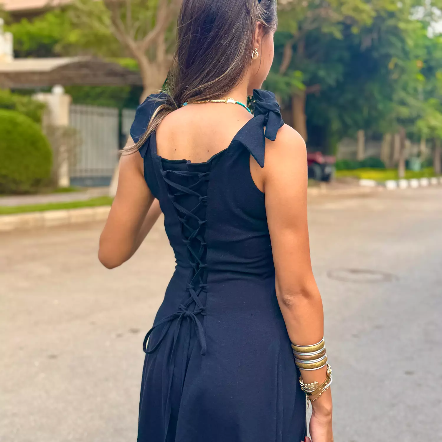 Black Royal Princess Dress hover image