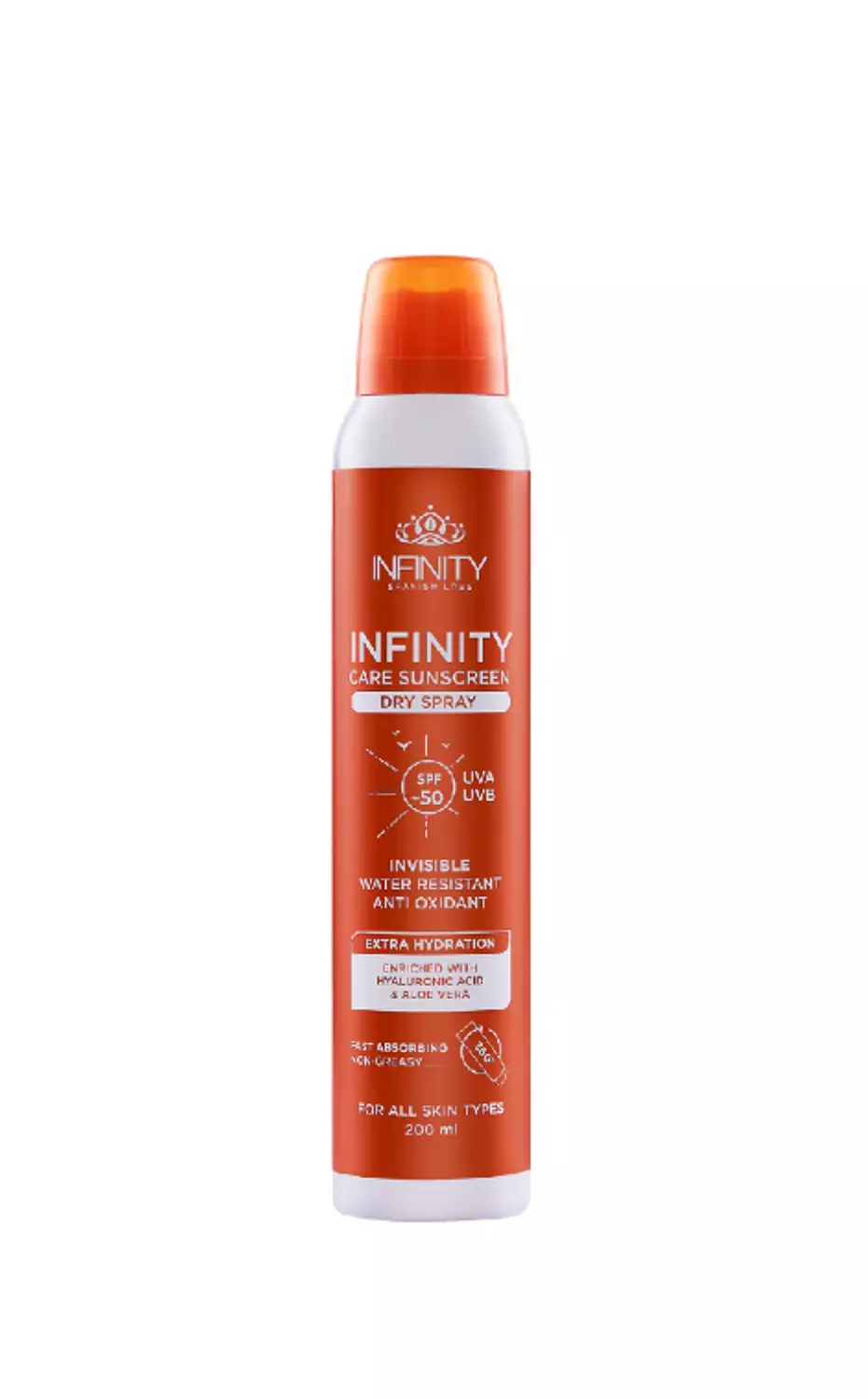 INFINITY CARE SUNSCREEN DRY SPRAY INVISIBLE 200ML image