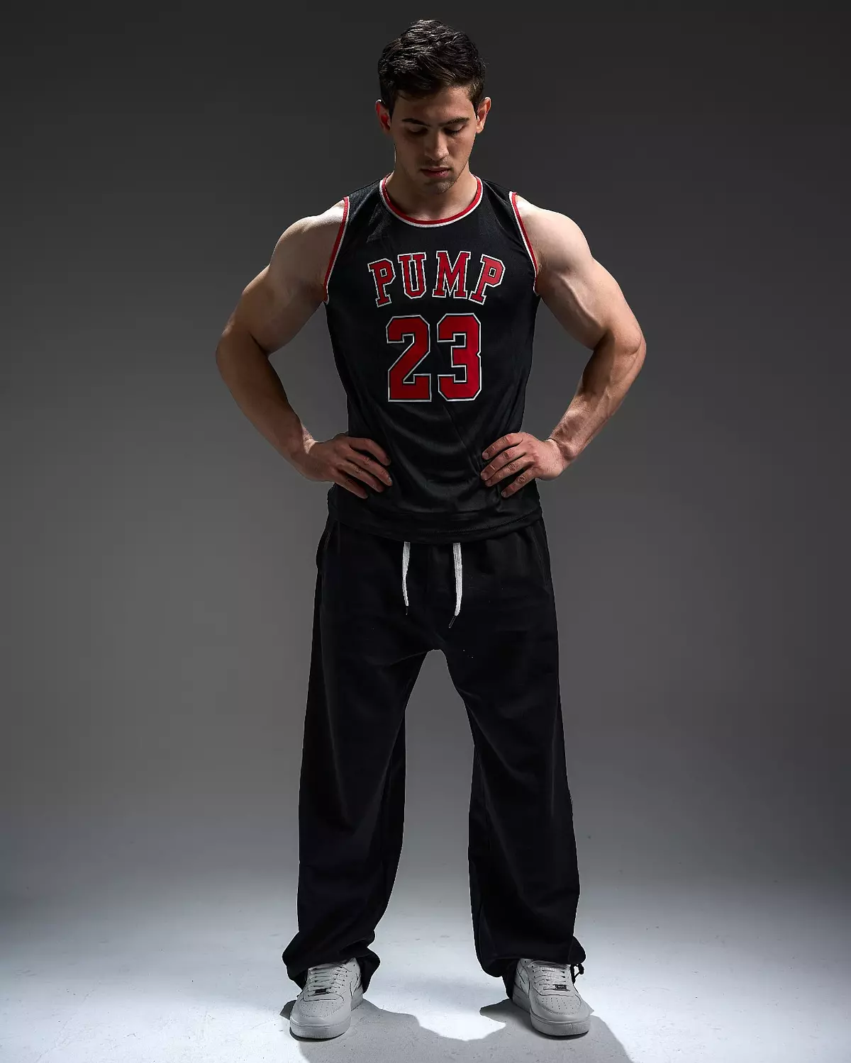 JERSEY TANK TOP-black 2