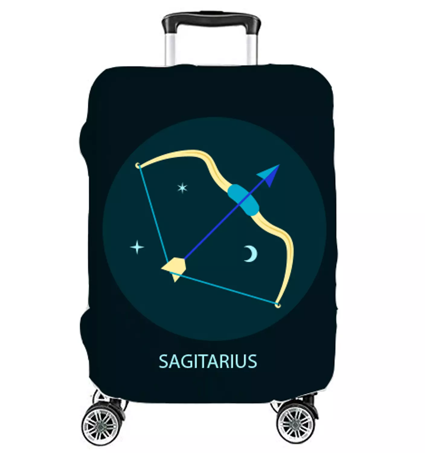 Suitcase Lycra Cover - Sagittarius  - Horoscope image