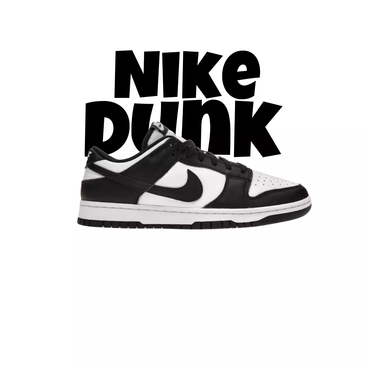 Nike SB Dunk Low x White Black Panda  image