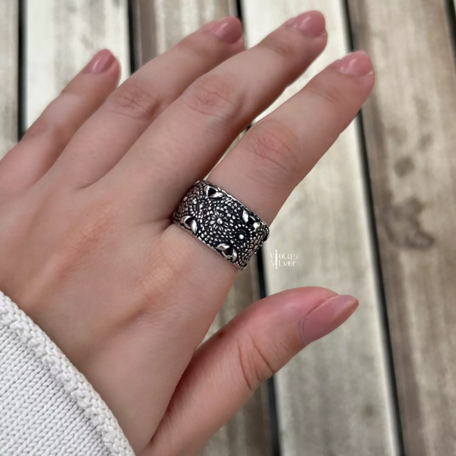 Bold boho ring image