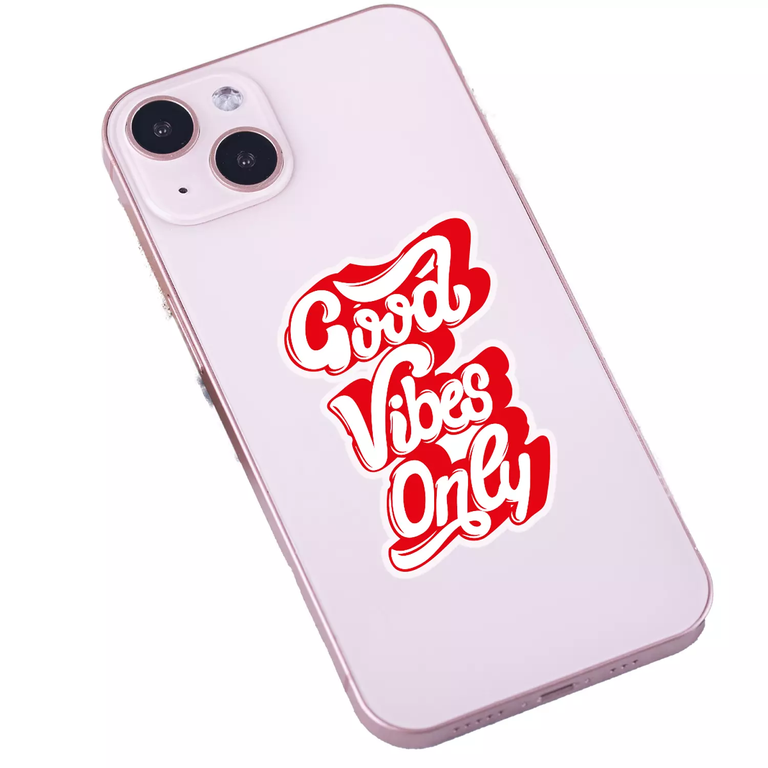 Memo transparent stickers “Good Vibes Only " hover image