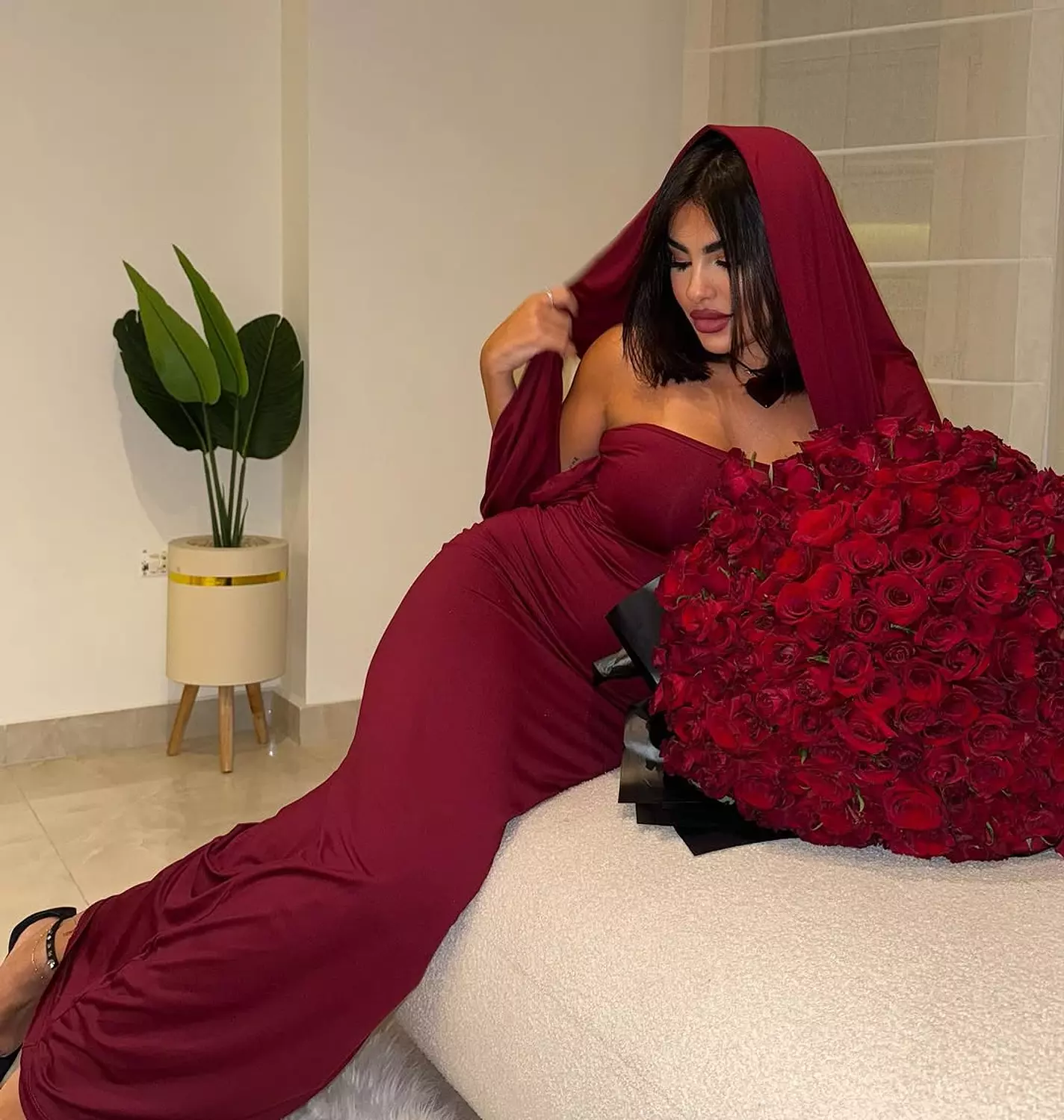 Hooded Wrap Dress 4
