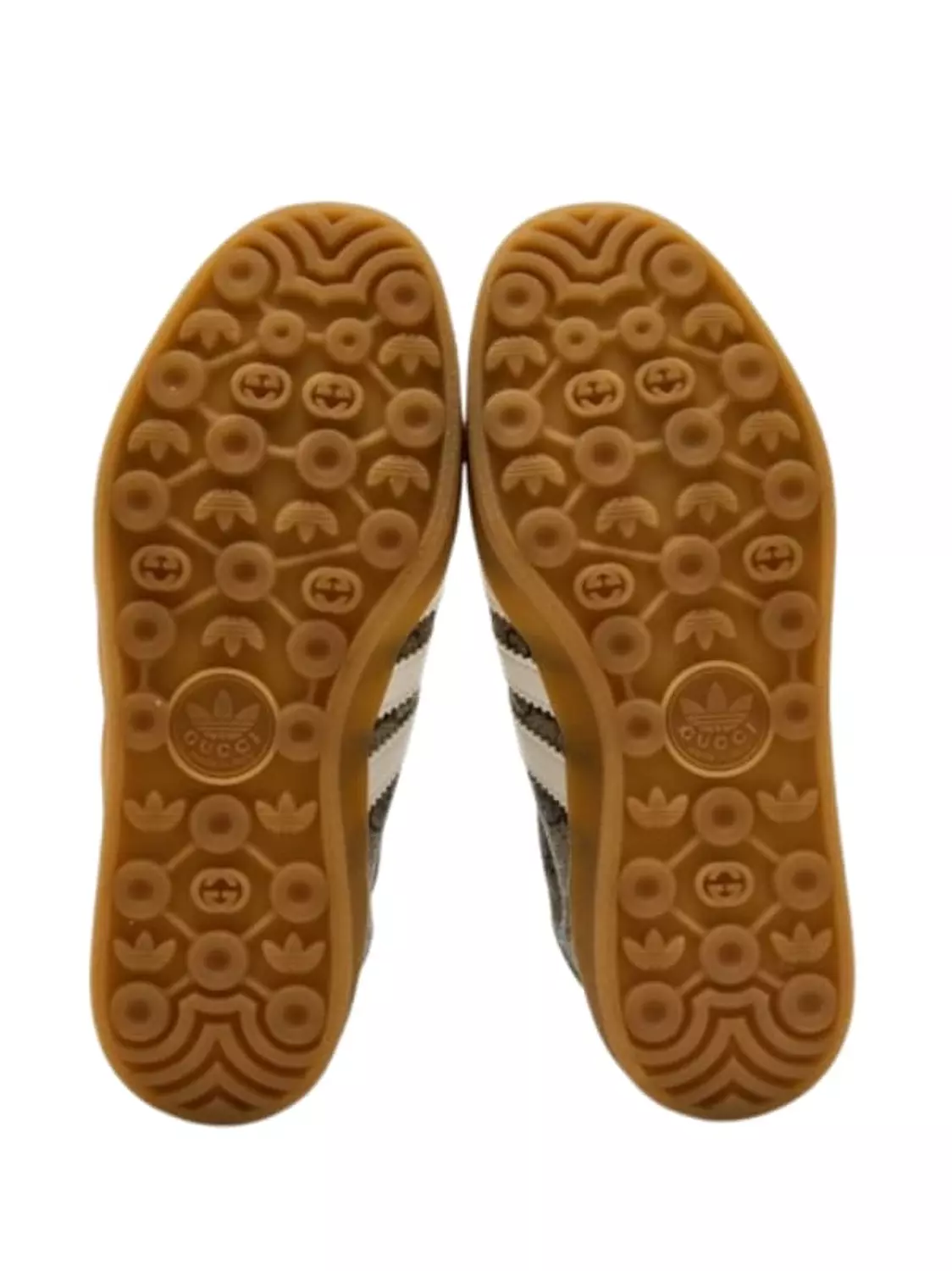 Adidas x Gucci Gazelle Beige GG monogram 3