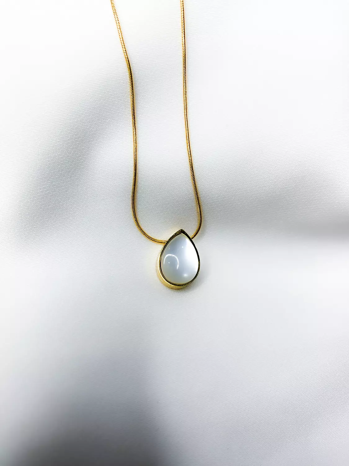 White Opal Necklace  2