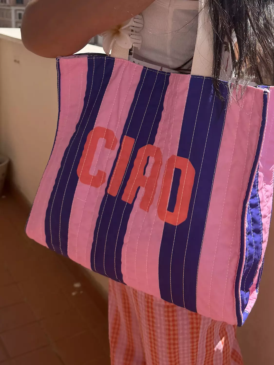 “ Ciao “  Reversible Tote bag  3