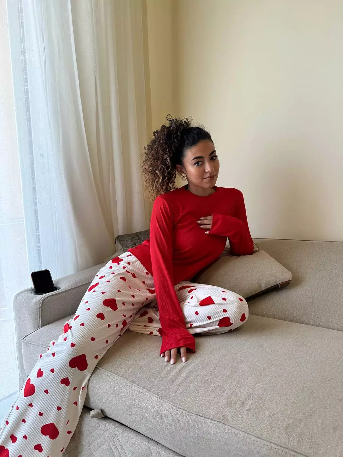 Hearts pjs 7