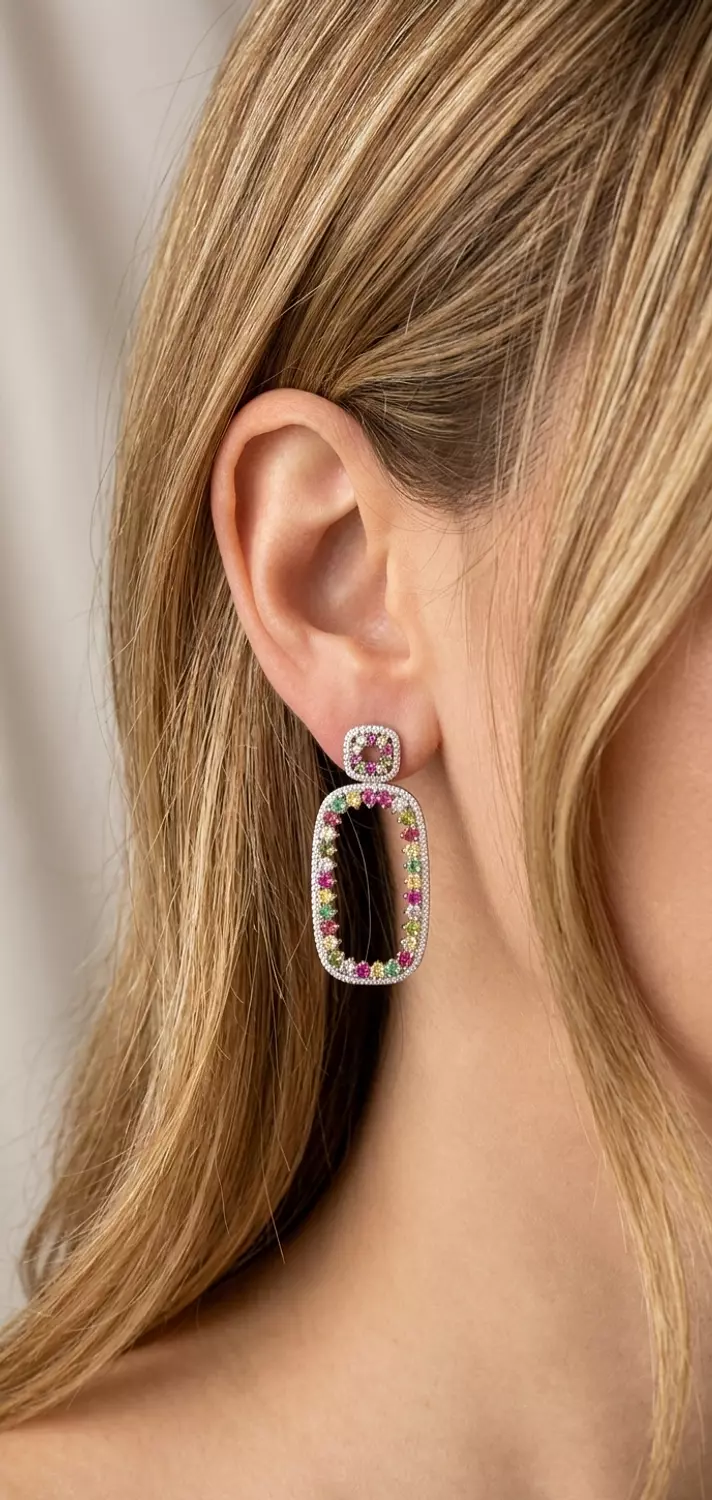 Colorful earrings image