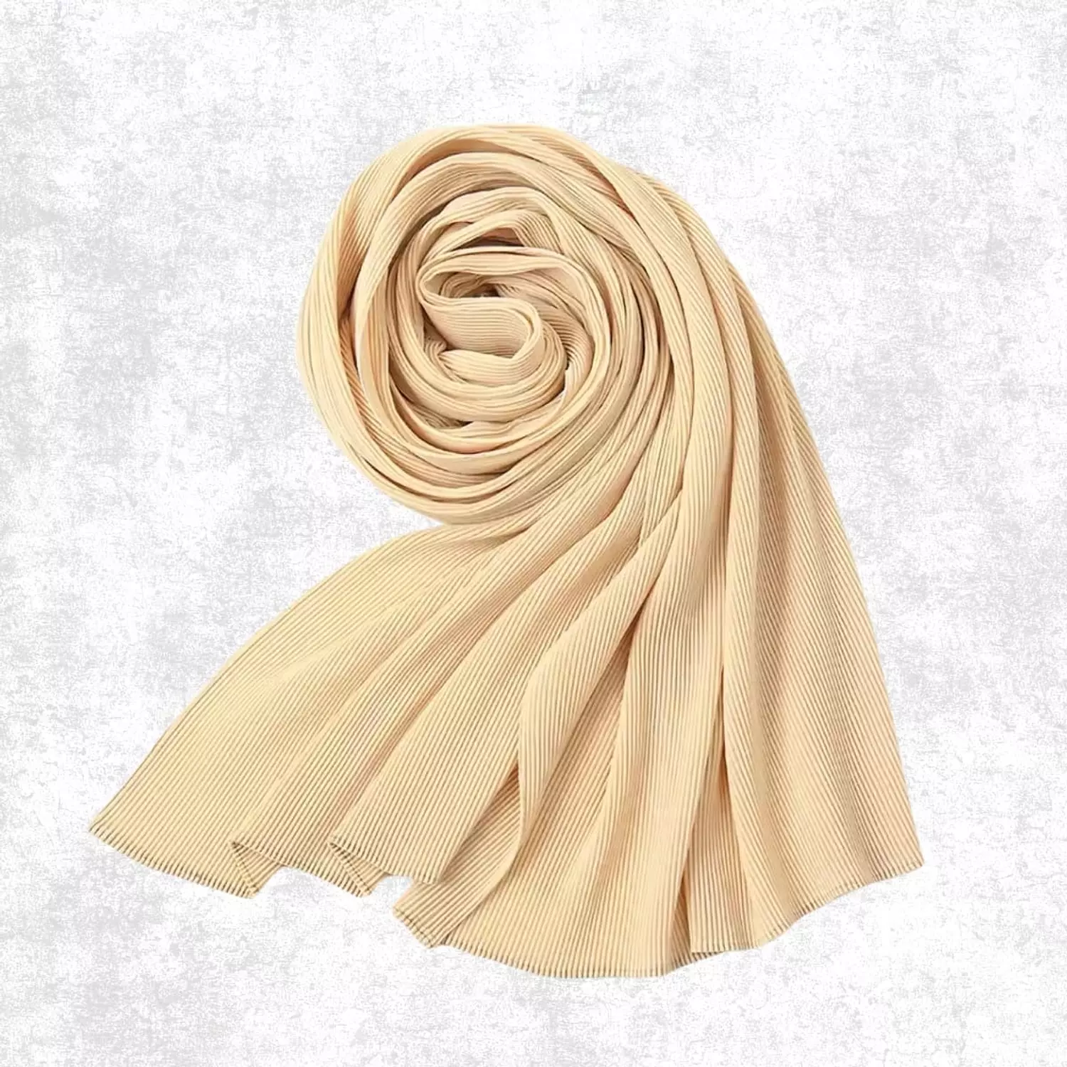 Kuwaiti Lycra Veil  - Beige  image