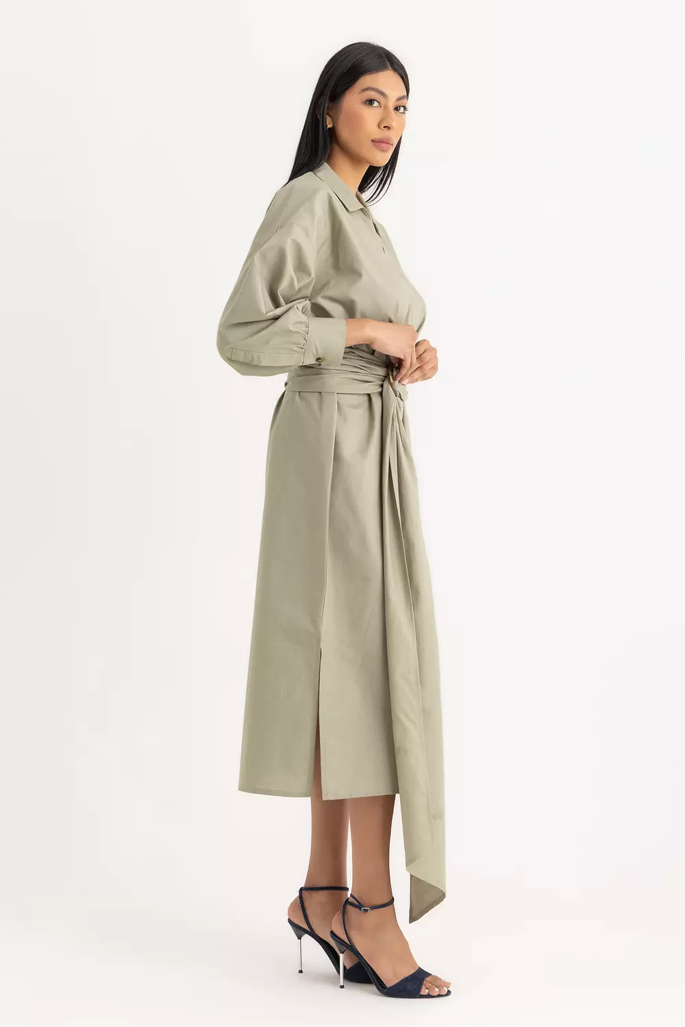 The Oxford Pola Shirt Dress 1