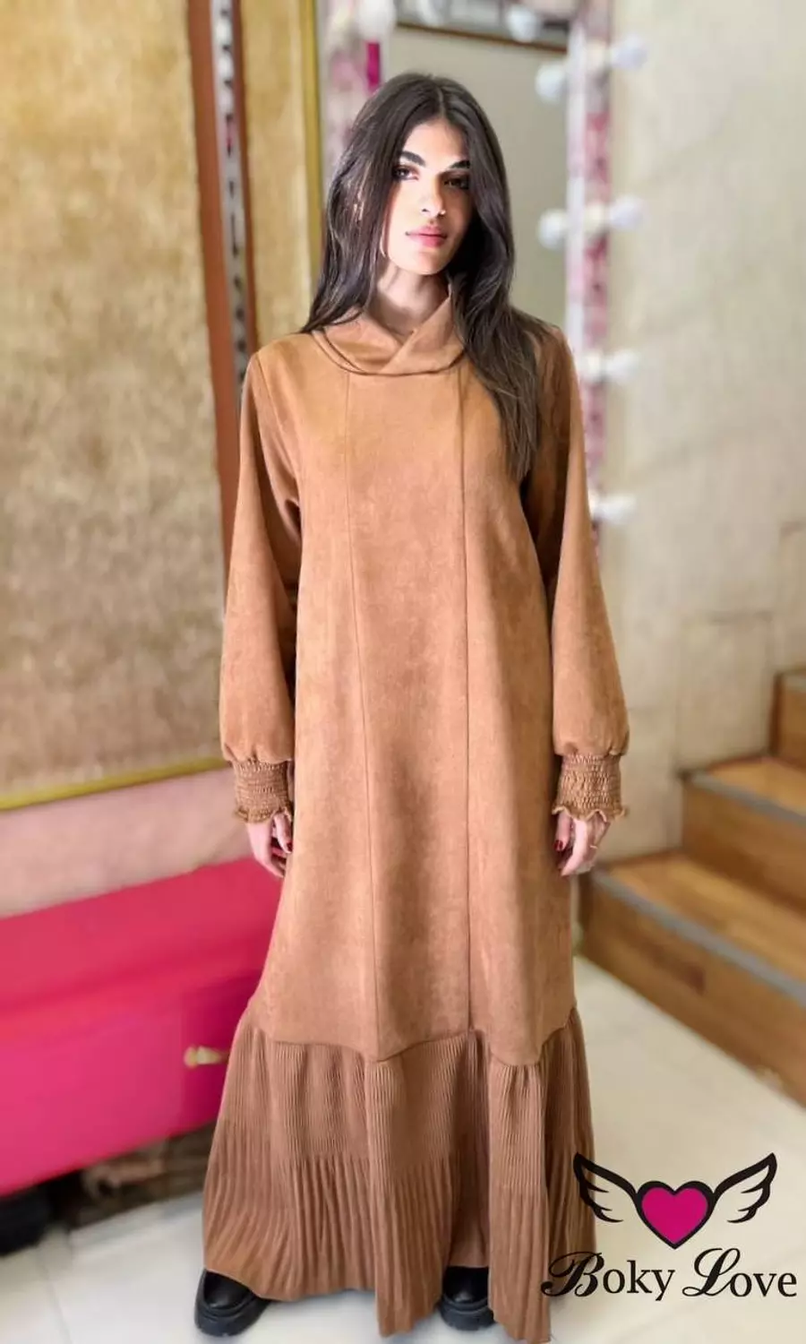 Suede dress image