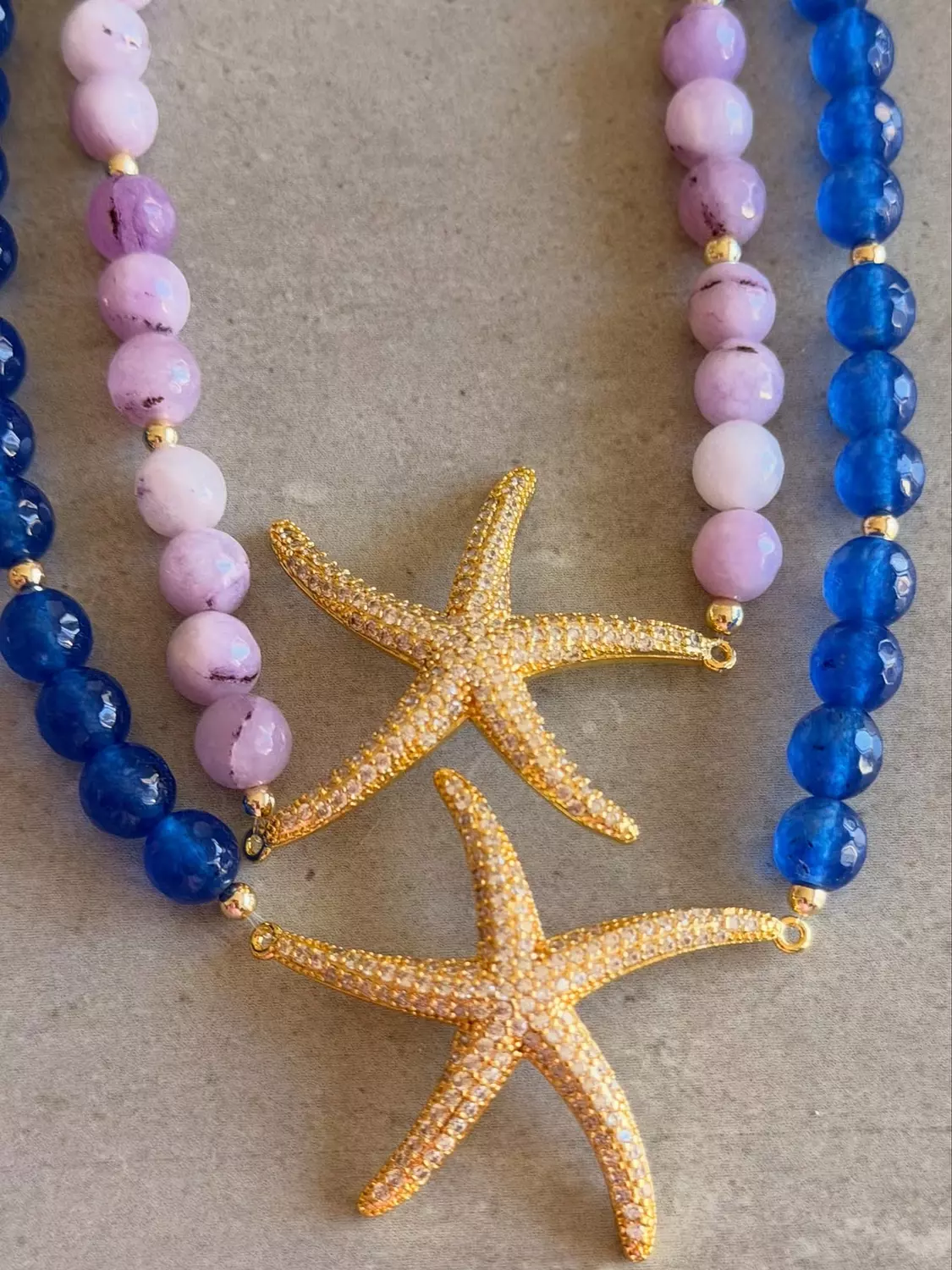 Blingy Starfish Necklace hover image